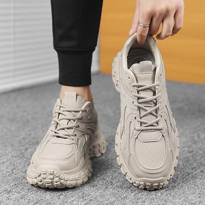 Zapatillas deportivas de estilo coreano para hombre, transpirables de malla, para verano, estilo casual, antideslizantes, para caminar, para correr, de moda para papá. - Product Image 5