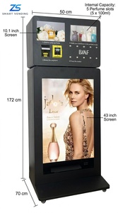 Máquina Expendedora de <span class=keywords><strong>Perfumes</strong></span> de Doble Pantalla de 10.1 y 43 Pulgadas con Soporte, Kiosco Inteligente de Fragancias con Pago con Tarjeta, Multi-idioma para Tiendas - Product Image 4