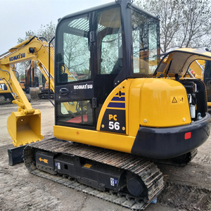 Haute qualité 5ton Mini japon Komatsu pc56-7 utilisé pelles sur chenilles hydrauliques pc56 pelleteuses à godet d'occasion - Product Image 2