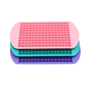 Easy Release Silicone <b>Mini</b> Ice Cube Trays 160 Crushed Ice Molds for Chilling Cocktails Juices Whiskey - Product Image 1