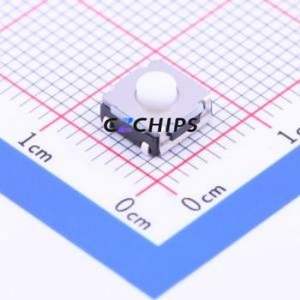 KAN6247-0343M1 Tactile Switch SMD,6.2x6.2mm Switch Single Pole Single Throw Round Button Vertical Mount 6.2mm - Product Image 1