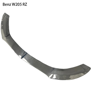 Pour Classe C W205 4DR Style Lèvre avant en fibre de carbone 2015-2021 - Product Image 5