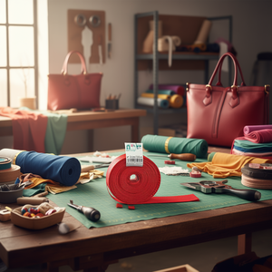 สายสะพายกระเป๋า Ilan ขนาด 2.5 ซม. x 3.6 ม. สีแดง สำหรับกระเป๋าถือ - Product Image 2