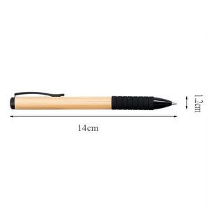 Creative ECO Bamboo <b>Ballpoint</b> <b>Pen</b> Wholesale Spin Soft Rubber Grip With Custom Logo Advertising Printed for Stationery - Product Image 5