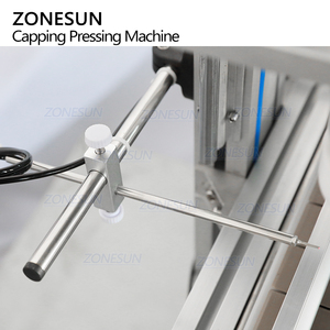 ZONESUN ZS-XG1870DV automatique cosmétiques Lotion de Toner pour la peau bouchons de bouteille de pulvérisation ronds vissage capsulage couverture extérieure pressage Machine - Product Image 5