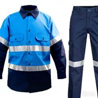 Vêtements de travail antistatiques de haute qualité certifiés EN/CE, combinaisons de sécurité haute visibilité, uniformes de travail, uniformes de sécurité unisexes