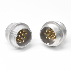 Conector Hermético Personalizado 19M-10A Tipo Soldadura 10 Pines Sellado con Vidrio Contactos de Kovar de Alto Voltaje Conector Circular - Product Image 2