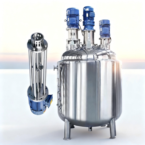 Mezclador Emulsionador de Acero Inoxidable con Camisa de Calentamiento y Enfriamiento para Tanque de Mezcla y Procesamiento de Salsas Alimentarias - Product Image 3