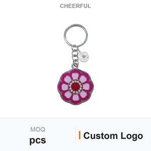 Multicolor Alloy Metal <b>Keyring</b> Fashion Luxury Style Multi-Color Printed Irregular Shape Anniversary Gift Taiwan Fashion Trend - Product Image 1