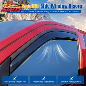 Déflecteurs de vitres encastrés pour Nissan Frontier 05-21 King Cab, protection contre la pluie - Product Image 3