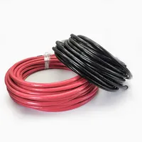 Maßgefertigtes Rot-Schwarzes PVC-Isoliertes Kupfer-Batteriekabel 16-95mm DC für Solar-PV-Wechselrichter Automobil