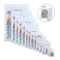 100 pcs/Pack Écologique Clair Fenêtre Blanc Mylar Noix Emballage Alimentaire Zip Lock Pouch Bonbons Sac Avec Trou Rond