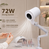 Machine à manucure 2028, extracteur puissant à aspiration, filtre réutilisable, collecteur de poussière pour ongles sur pied pour techniciens en ongles