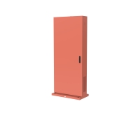 Layar Digital Signage Lantai IP65 dengan AC, Layar LCD Kontras Tinggi 49 Inci, Kios Digital