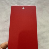 Peinture en poudre électrostatique rouge mat brillant, résistante à la chaleur