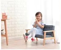 स्मार्ट Furn सिंगल सोफा बच्चे बच्चे बच्चे मिनी बिस्तर कुर्सी सीट नरम बैठने के लिए प्यारा पु चमड़े के कवर के साथ सोफे फर्नीचर सीटर खिलौना सेट