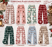 Pantalon de pyjama en polaire pour femme, motif écossais personnalisé, pour les fêtes, doux et chaud, vêtement de nuit d'hiver, marque privée