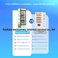24-uurs verse-fruit automaat met intelligente vershoudfunctie, gekoelde displayvriezer, commerciële AI-visie en zelfbedieningsafhaling