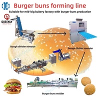 Ligne de production de pains à burger commerciaux, automatique, haute capacité, 10000 pièces/h, machine à fabriquer des brioches pour usine alimentaire