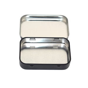 <span class=keywords><strong>88</strong></span>*60*15mm özel kapak kapak kare teneke kutu gıda sınıfı menteşeli küçük Mini teneke kutu - Product Image 1