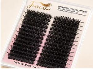 Cils en éventail faits à la main DIY, <span class=keywords><strong>volume</strong></span> intense 10D-20D pour cils en grappe, étiquette privée personnalisée, faux cils en vison - Product Image 2