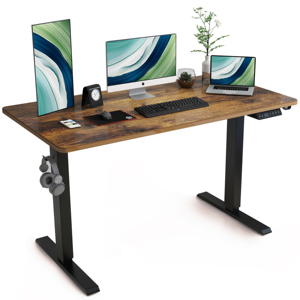 Escritorio Eléctrico de Altura Ajustable para Oficina Inteligente de Diseño Moderno, Escritorio Elevador para Computadora, Acero Antiarañazos - Product Image 1