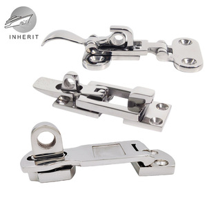 กลอนล็อคแบบหมุน Inherit สแตนเลส 316 ขนาด 110x50 มม. ขัดเงา สำหรับกล่องไม้ไฟฟ้า - Product Image 1