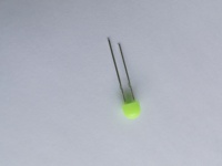 Lampe led avec lentille diffuseur de 5mm, lumière verte, 360 degrés