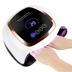 Lampe de séchage des ongles UV à capteur automatique <span class=keywords><strong>professionnel</strong></span> 168W 42LED s équipement de manucure intelligent Portable EU US Salon utilisation en plastique électrique - Product Image 2