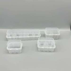 Boîtes en plastique PP transparentes étanches à 2 compartiments pour flacons de peptides cosmétiques de 10 ml, support pour 2 flacons de 3 ml, vente en gros - Product Image 3