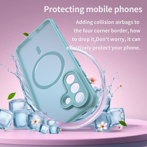 เคสแม่เหล็กแบบด้าน OMEVE สำหรับ Samsung Galaxy <span class=keywords><strong>A57</strong></span> A37 A17 A07 A56 A36 A26 A16 ป้องกันการตกกระแทก ฝาหลังแบบโปร่งแสงด้าน - Product Image 2