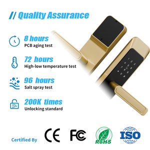Serrure intelligente en alliage d'aluminium de haute qualité carte RFID Induction magnétique connectivité WiFi carte de stockage en nuage glisser serrure en <span class=keywords><strong>bois</strong></span>/acier - Product Image 6