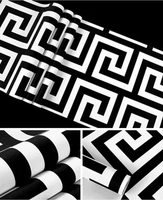Papier peint adhésif en PVC, design géométrique moderne, salon, résistant à l'humidité, décoration murale pour appartement