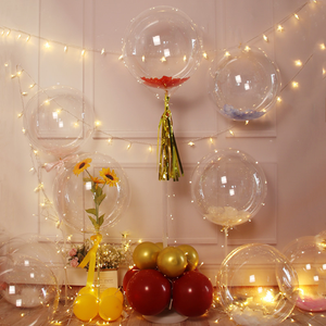 Globo Bobo Transparente EXPOON, Ecológico, Duradero, de Látex, para Navidad, Bodas, Cumpleaños, Graduaciones, Día de la Madre, Pascua - Product Image 1