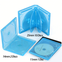 SUNSHING Vente en gros de boîtiers noirs pour CD DVD, boîtiers Digipak Blu-ray, boîtiers de remplacement Blu-ray 14mm 11mm 25mm, boîte de rangement CD-R DVD-R