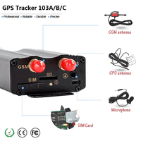 Pelacak GPS Mini untuk Kendaraan OEM Populer Smart Tk103 303 2g, Perangkat Kecil untuk Sepeda Motor dengan Kontrol Jarak Jauh, Perangkat Pelacak GPS untuk Mobil