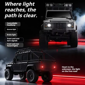 Nouvelle Voiture RC MN111C 1:18 4x4 Land Rover Defender Tout-Terrain 2.4G à l'échelle réelle, Modèle de Voiture Crawler MN-111C, Jouets et Cadeaux - Product Image 6