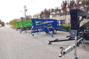 관절 좁은 남자 리프터 유압 배터리 디젤 가솔린 AC 전원 텔레스코픽 토우블 너클 붐 리프트 - Product Image 3