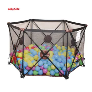 Baby Products Foldable Safety Fence Large Portable Mesh Kids' Playpen