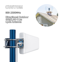 Antenne sectorielle directionnelle 2,4 GHz/5 GHz longue portée large bande verticale extérieure étanche CCTV/réseau sans fil 9dBi gain type N