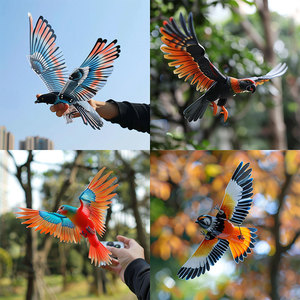 RC Bird <b>Toy</b> Electric <b>Remote</b> <b>Control</b> Outdoor Flying Plastic Model With Sound For Kids 8 13 Years Ready To Go - Product Image 2