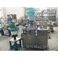 Machine de remplissage d'adhésifs industriels de haute précision, système d'emballage automatique de petites bouteilles de colle avec contrôle PLC