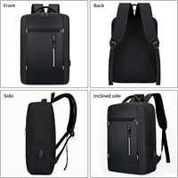 Mochila informal de poliéster impermeable para hombre, Bolsa Escolar para ordenador portátil, venta al por mayor