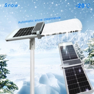 Lampe solaire de rue <span class=keywords><strong>60W</strong></span> 80W 100W 120W 150W Panneaux solaires Fonction de nettoyage Lumière - Product Image 1
