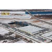 Kit préfabriqué en acier Villa Barndominium | Maison à construction rapide, architecture complète, intérieur, fenêtre, conception de porte et approvisionnement en matériaux