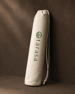 Bolsa de Transporte para Esterilla de Yoga de Lona de Algodón, Bolsa con Cordón, Plegable, Resistente, para Yoga, Viajes, Pilates - Product Image 2