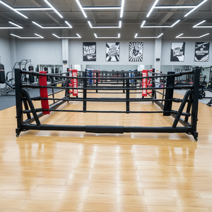 Ring de Boxeo Plegable ANGTIAN, Fácil de Instalar, Ring de Boxeo Plegable de 5x5M, Rings de Boxeo Portátiles en Venta - Product Image 2