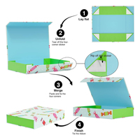 Boîte cadeau en papier rigide de luxe pliable sur mesure avec fermeture magnétique pour mariage, Noël, fêtes, avec logo