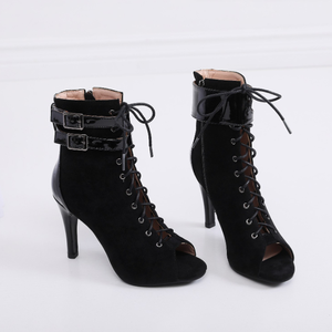 2025 HS0015 Offre Spéciale Jazz bottes talons hauts <span class=keywords><strong>chaussures</strong></span> de danse pôle scène femmes salle de bal professionnel moderne <span class=keywords><strong>chaussures</strong></span> de danse latine - Product Image 5