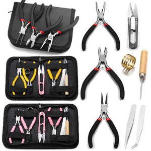 Juego de Herramientas de Joyería de 4.5 Pulgadas, 8 Piezas, Alicates de Joyería Multifuncionales, Alicates de Punta Fina, Tijeras, Pinzas, Juego de Kits - Product Image 1
